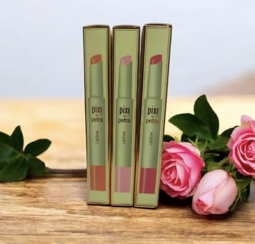 Original 100% Pixi Lip Glow Tinted Lip Balm Pack of 3