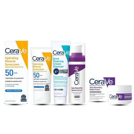 CeraVe Skincare Daily Routine Kit – 4-in-1 Whitening & Glowing Bright Kit